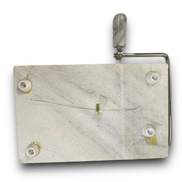 Marble Cheese Slicer with Wire & Handle Made In Taiwan EUC Vintage Hostess Gift - Picture 7 of 7